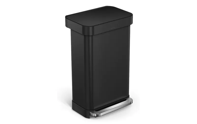 Simplehuman Treteimer 45 l, noir matt