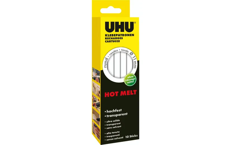 UHU HOT MELT Heissklebepatronen 10 Stück, 200 g