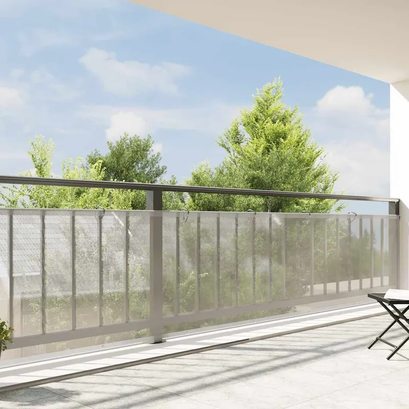 Transparente Plane mit Ösen 1x12 m Polyethylen