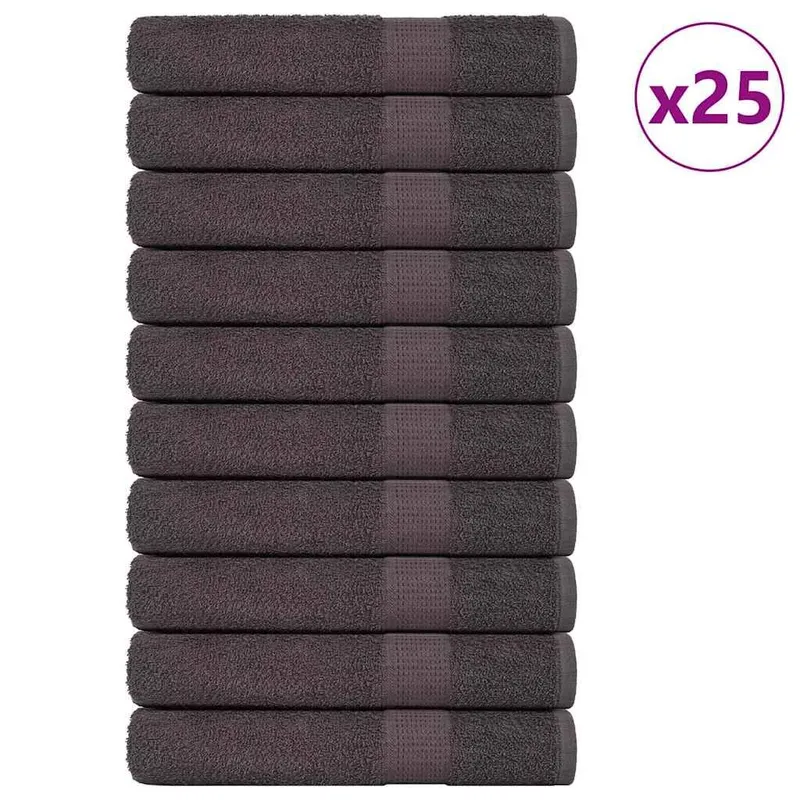 Saunatücher FROGN 25 Stk. antracite 80x200 cm 360 g/m²