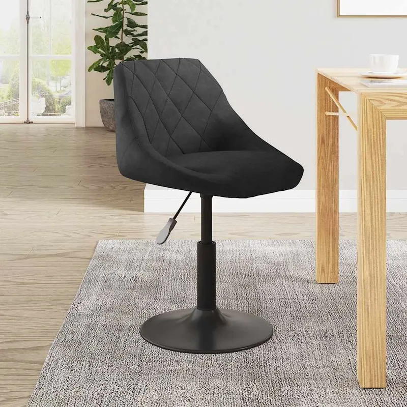 Tabouret de bar Noir Velours