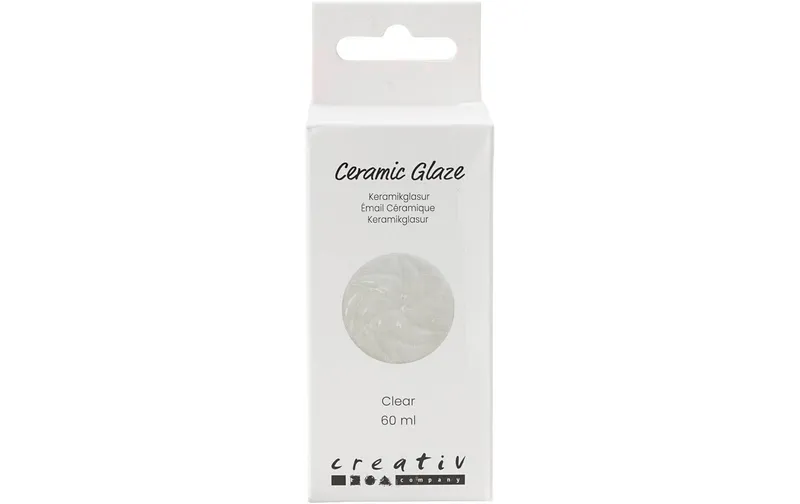 Creativ Company Keramikglasur 984 - 1101 °C, 60 ml, Transparent