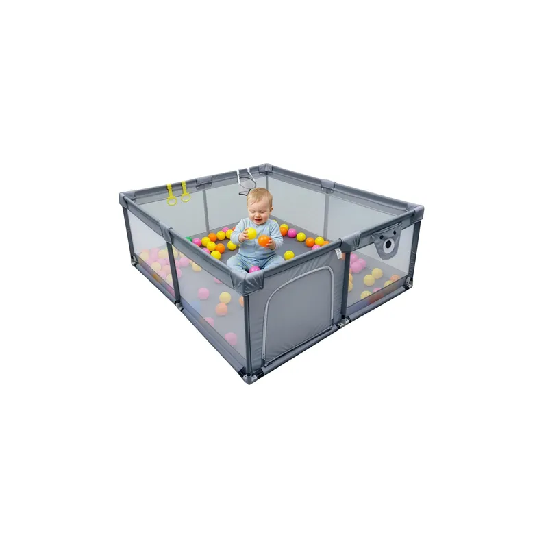 relaxdays Reticevo per correre 50 palle, grigio, 150 x 180 cm