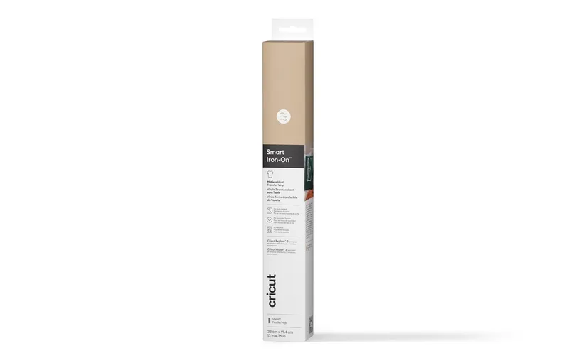 Cricut Aufbügelfolie Smart 33 x 91.4 cm, 1 pezzi, Gold