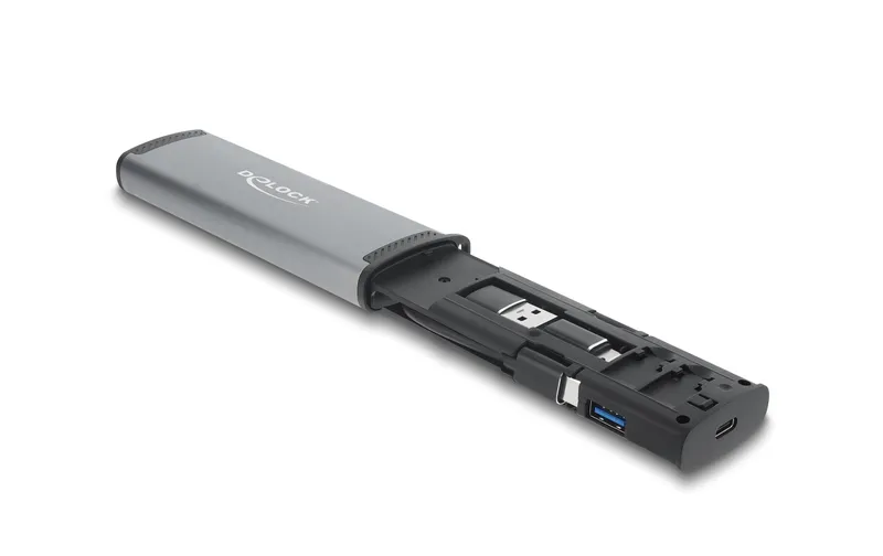 Delock Card Reader Extern USB-C 5 Gbps pour SD et Micro SD