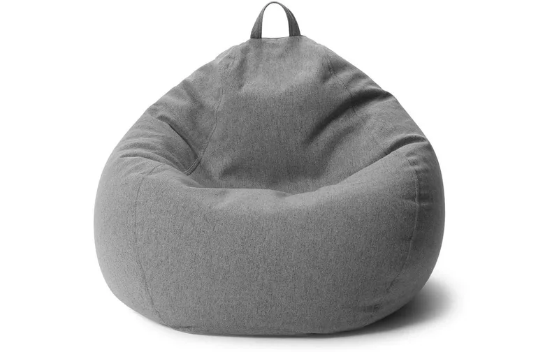 Urbanara Sitzsack Basic-Comfort 315 l Polyester (PES), grigio