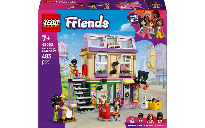 LEGO® Friends Musikladen & Wohnung 42653