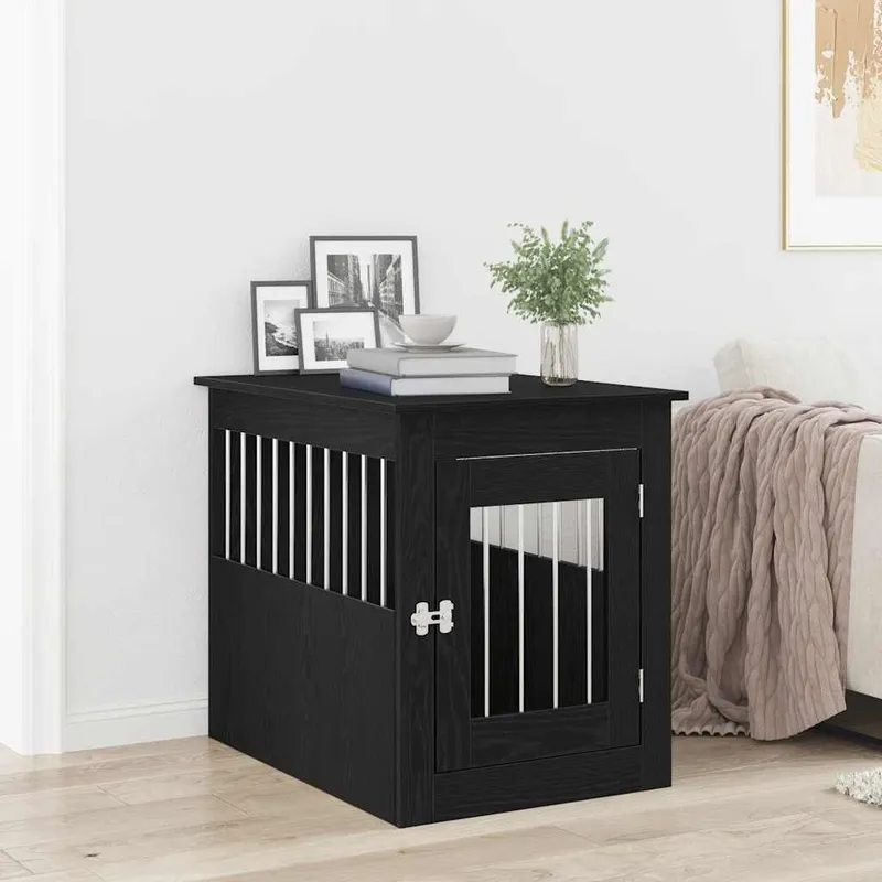 Hundebox-Möbel Schwarze Eiche 55 x 75 x 65 cm Holzwerkstoff