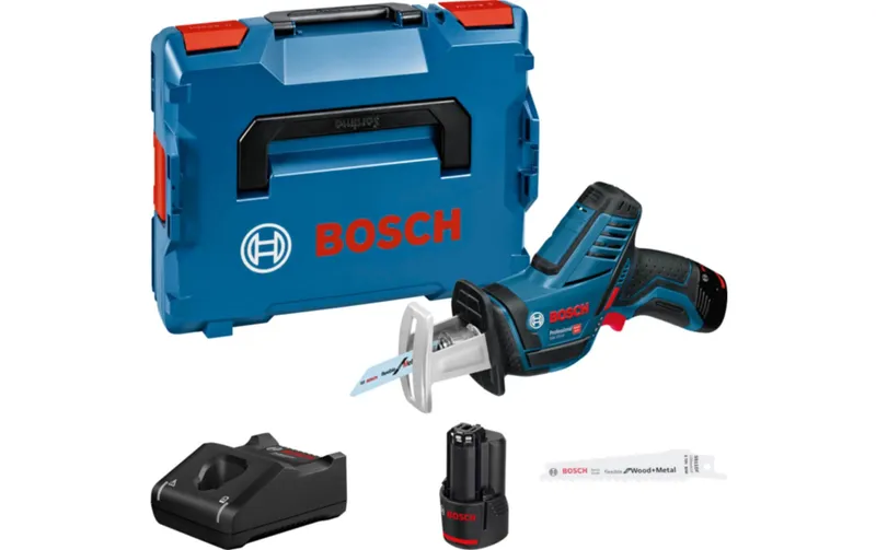 Bosch Professional Akku-Säbelsäge PRO GSA 12V-14 in L-BOXX avec 2 x Akku