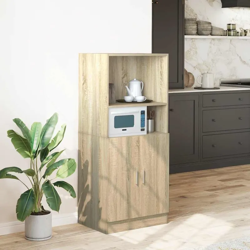 Küchenschrank Sonoma-Eiche 57x41,5x131,5 cm derivato del legno