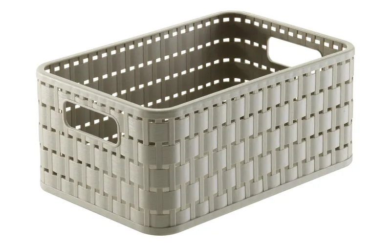rougeho Aufbewahrungskorb Country 23.7 x 15.8 x 10.8 cm, Beige