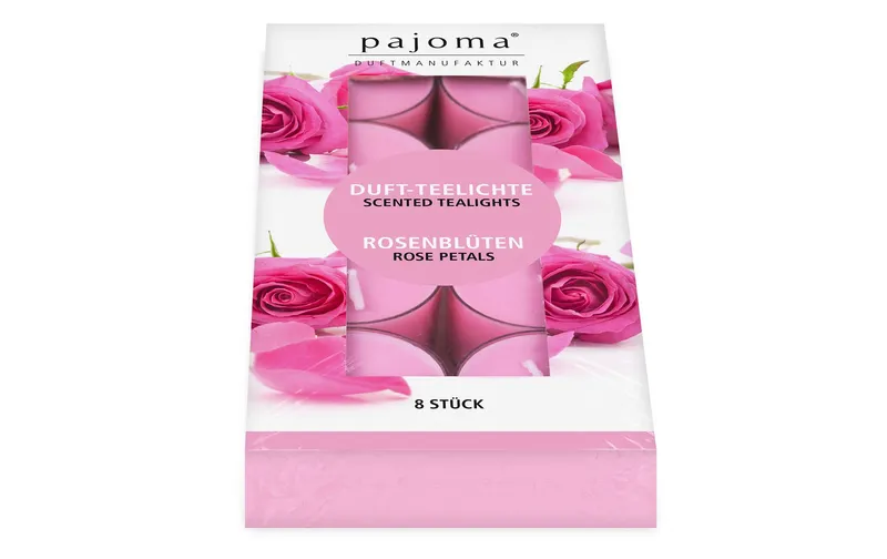 Pajoma Teelicht Rosenblüten 8er Set