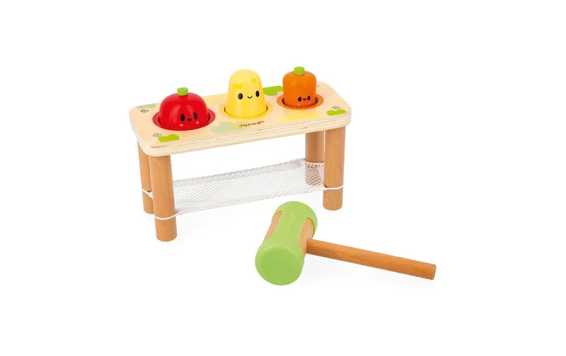 Janod Beschäftigungsspielzeug Gemüse Hammerspiel