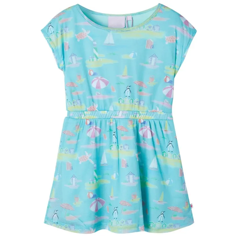 Robe pour enfants aqua clair 116