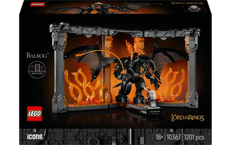 LEGO® Icons Der Herr der Ringe: Balrog Bücherstütze 10367