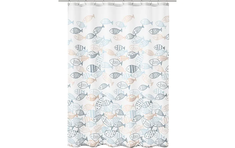 Kleine Wolke Duschvorhang Sardinas 180 x 200 cm, multicolore