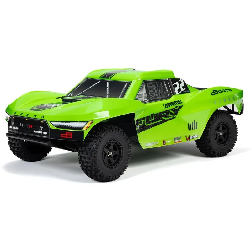 Arrma Short Course Truck Fury Mega 550 2WD, 1:10, ARTR, vert