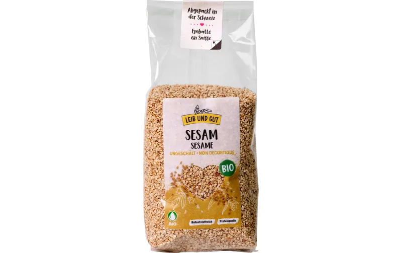 Leib and Gut Bio Sesam ungeschält 350 g