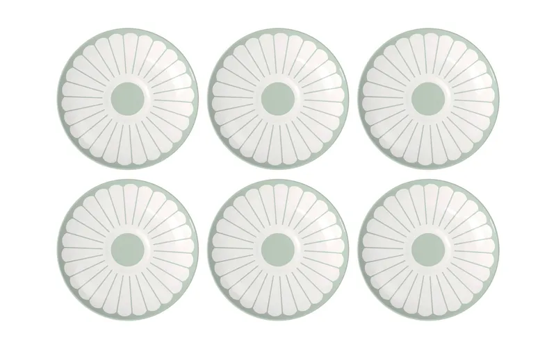 Villeroy & Boch Untertasse Fleur 6 pieces, green