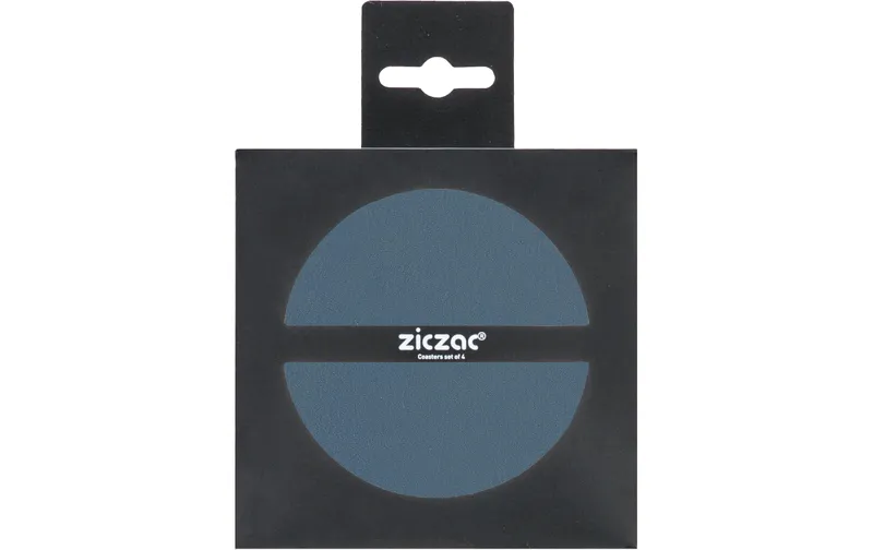 Tiseco Glasuntersetzer Togo 4 pezzi, 10 cm, blu