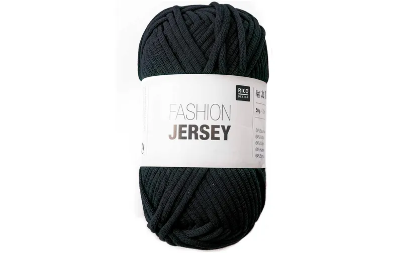 Rico Design Wolle Fashion Jersey 50 g noir