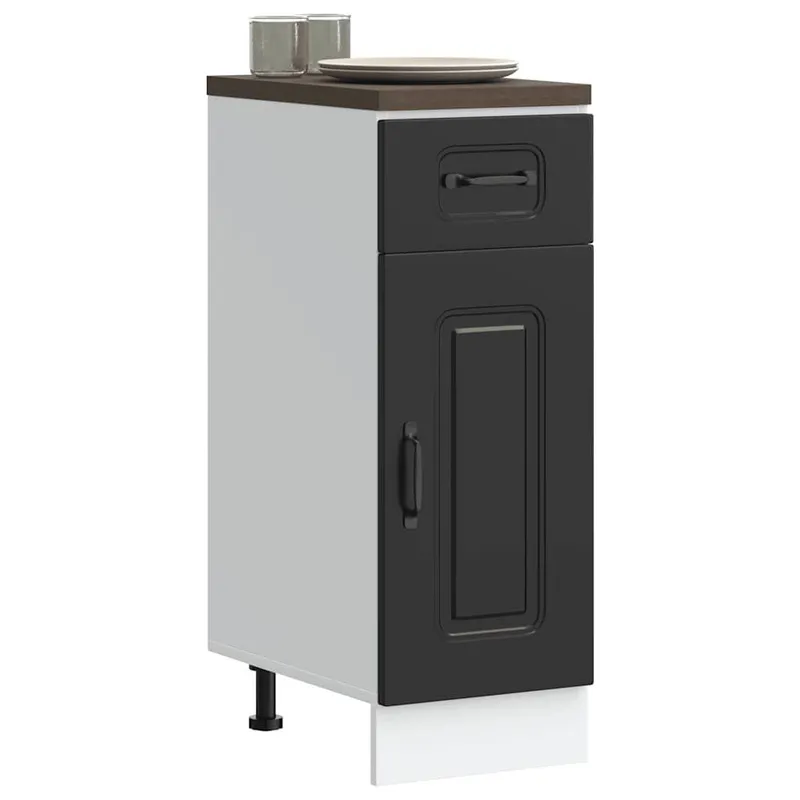 Küchenunterschrank Kalmar nero derivato del legno