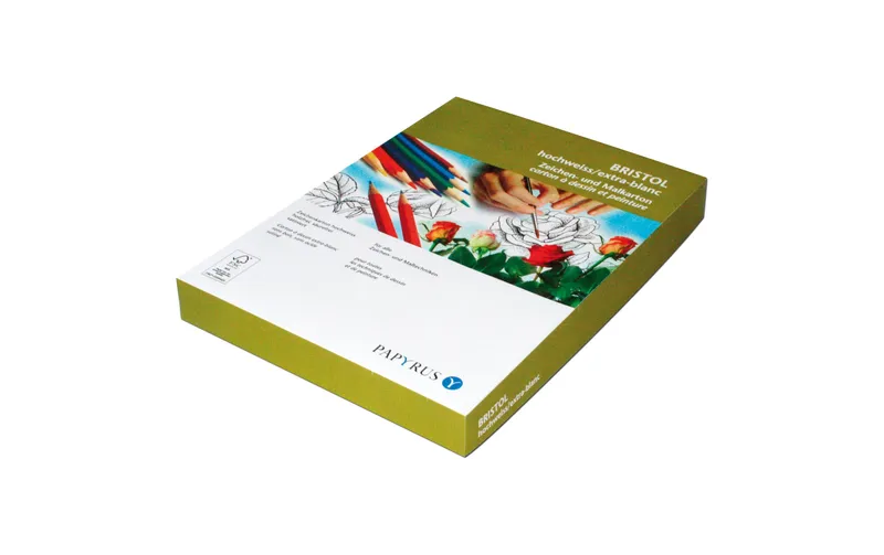 Papyrus Bastelkarton Bristol A4, 300 g/m², 125 pezzi