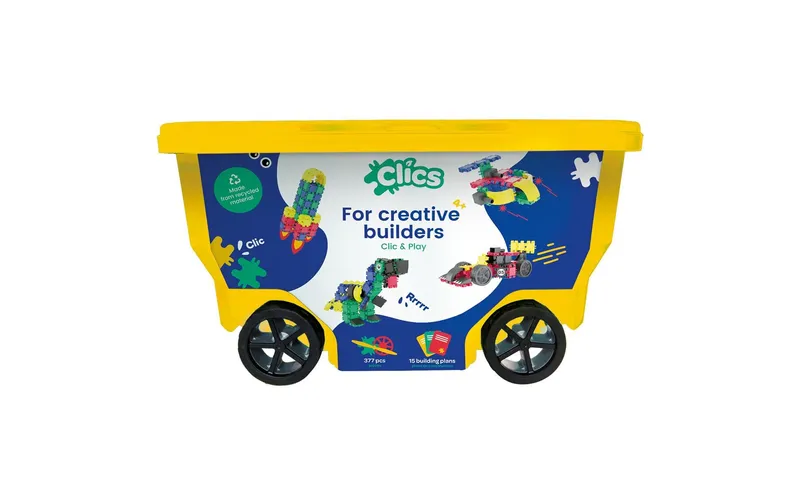 Sombo Baukasten Clics Rollerbox 377 Teile