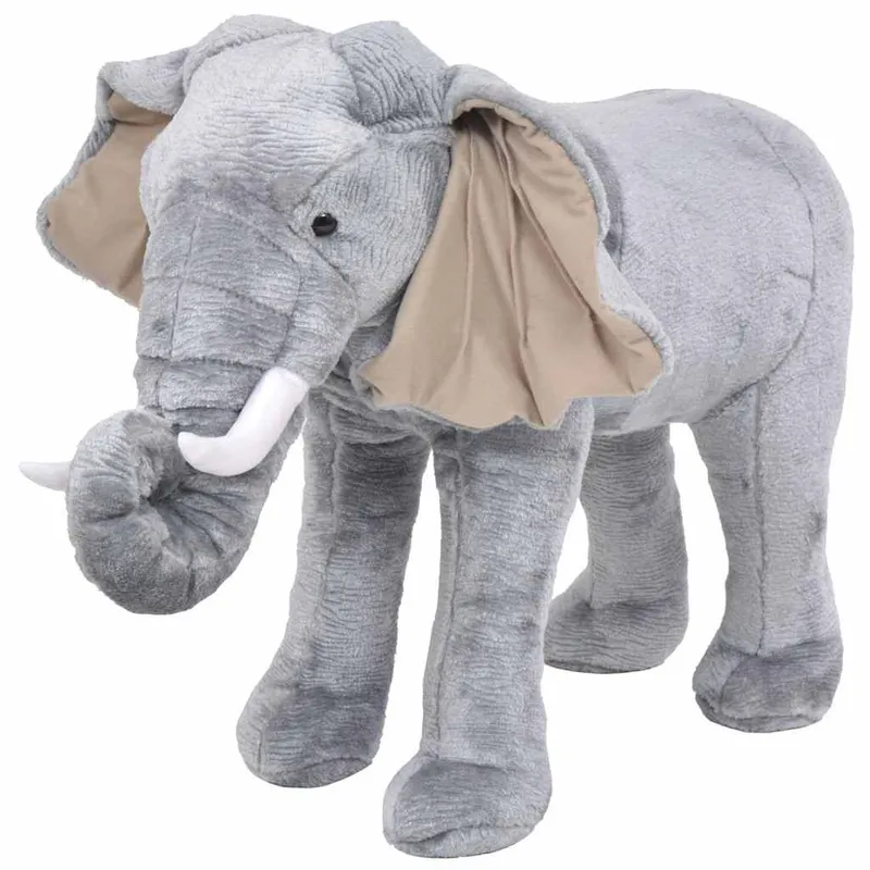 Plüschtier Elefant Stehend Plüsch grey XXL