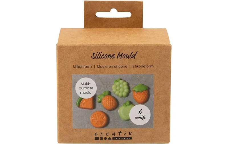 Creativ Company Silikon Form Früchte 6 Stück