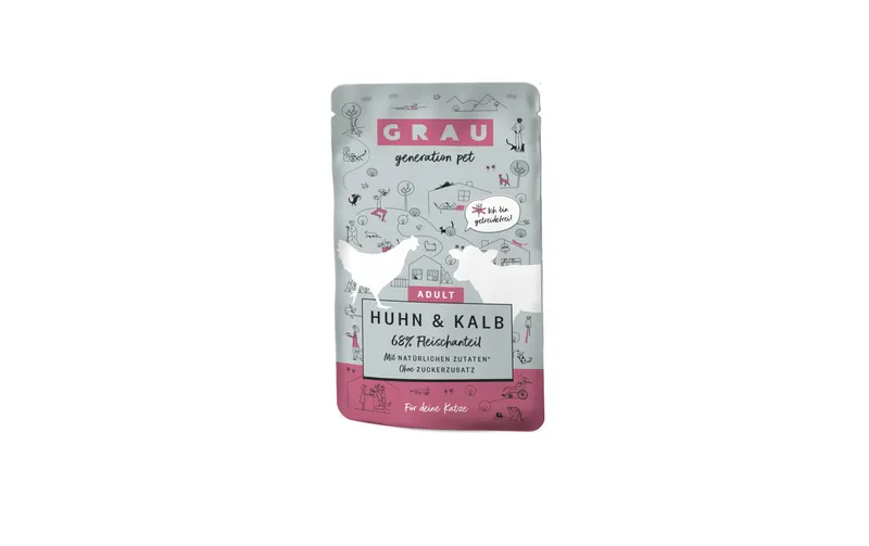 grigio Nassfutter Huhn e Kalb 125 g