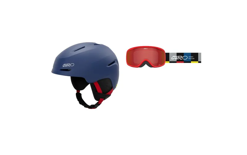 Giro Spur Flash Combo Blau/Rot, 48.5 cm - 50 cm