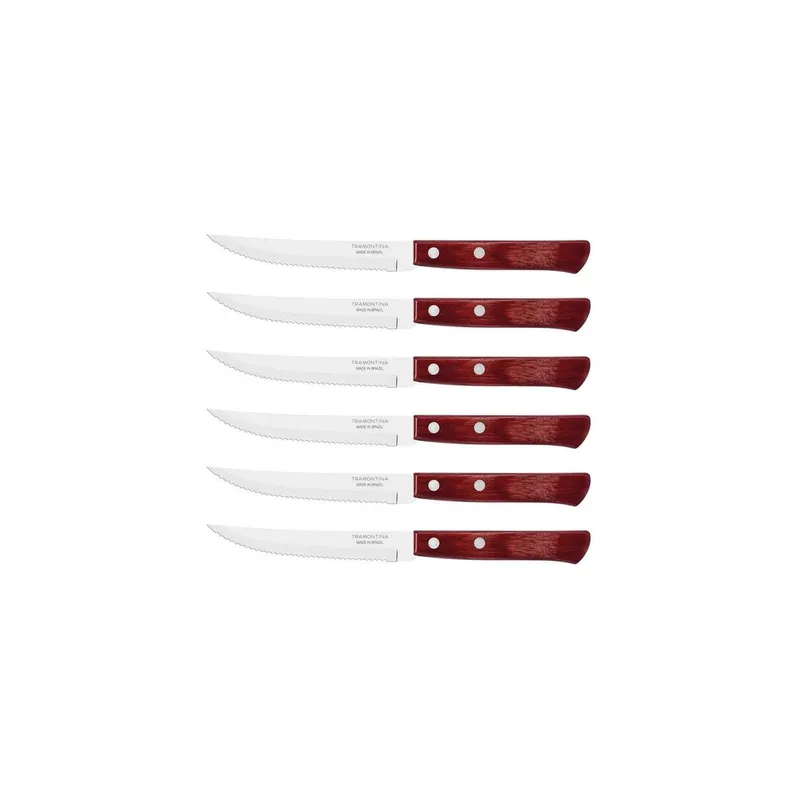 Tramontina Steakmesser rosso
