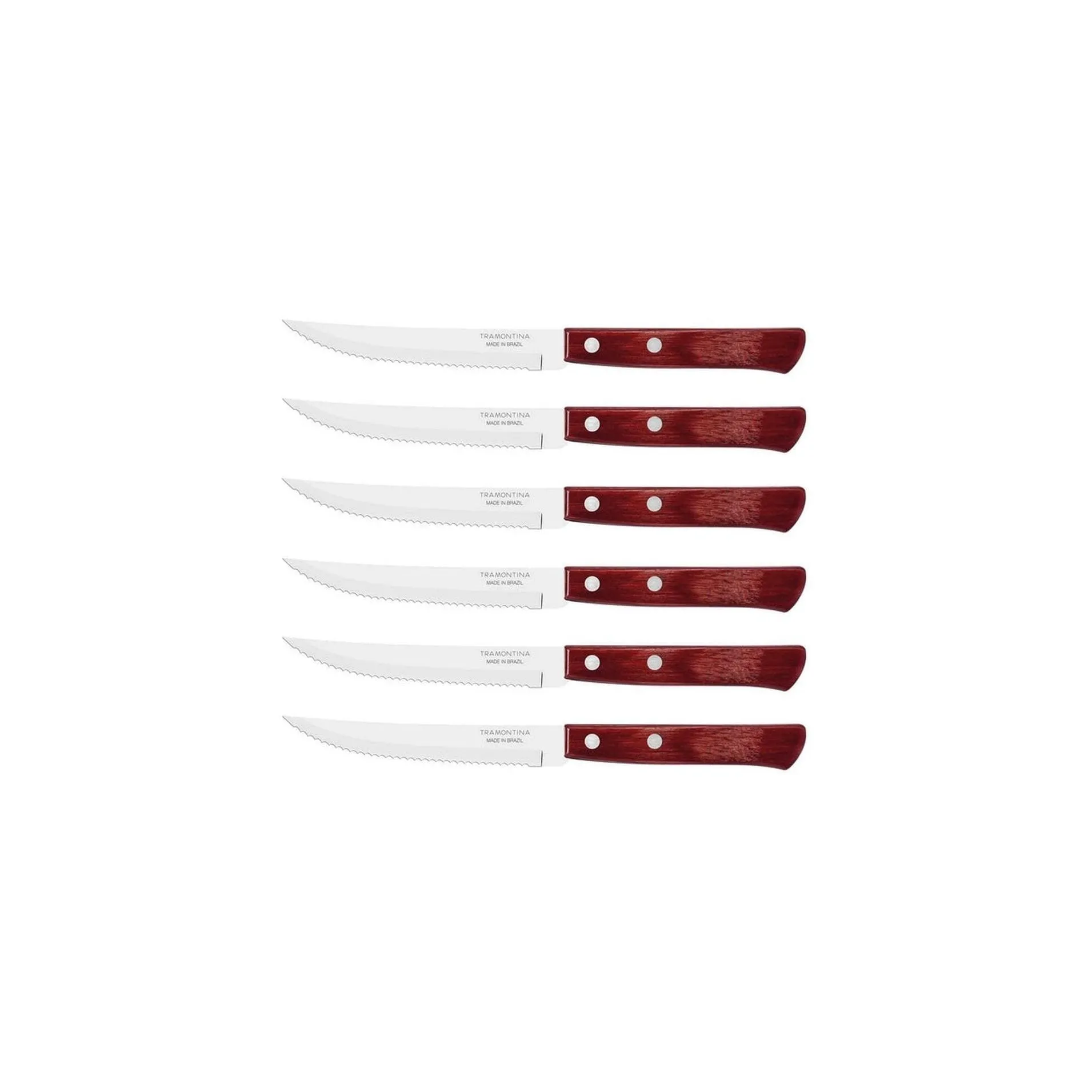 Tramontina Steakmesser Rot