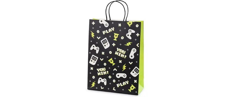 Partydeco Geschenktasche Game 10 x 24 x 32 cm