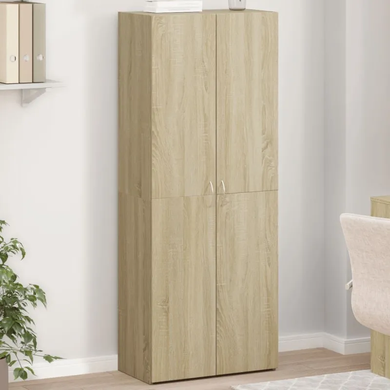Aktenschrank Sonoma-Eiche 60x32x153 cm derivato del legno