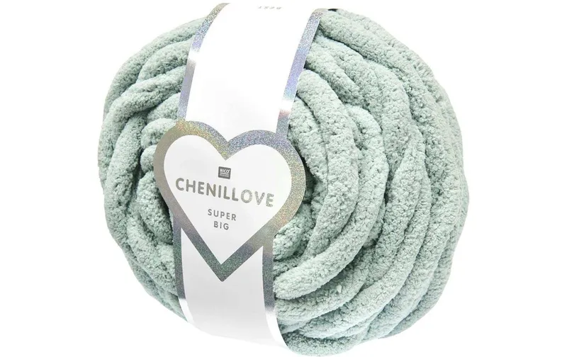 Rico Design Wolle Rico Chenillove Super Big 300 g, Salbeigrün
