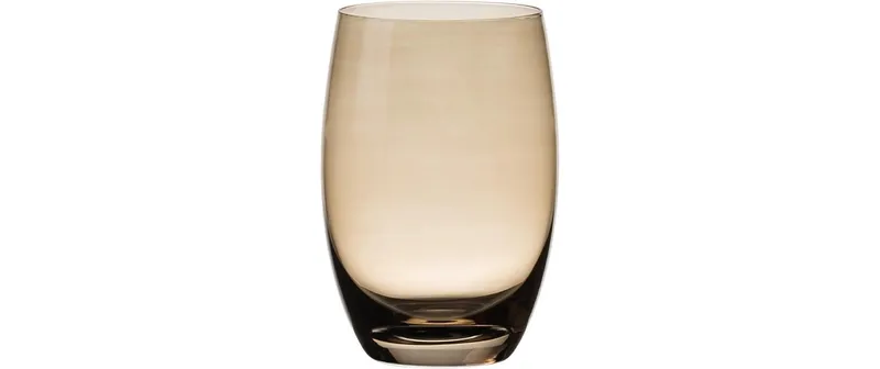 Lunasol Trinkglas Optima Color Tumbler 460 ml Barrel Taupe