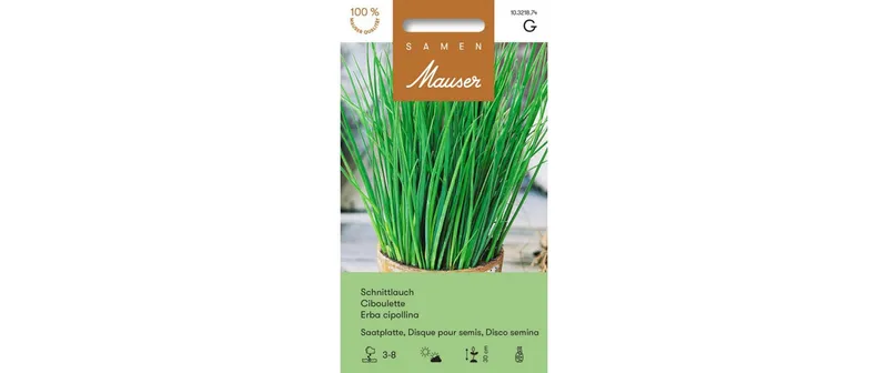 Samen Mauser Saatplatte Urban Gardening Schnittlauch