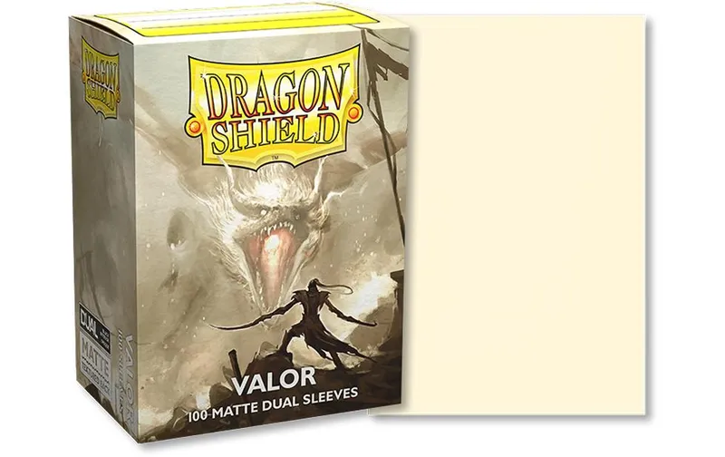 Dragon Shield Kartenhülle Dual Matte: Valor Standardgrösse Beige 100