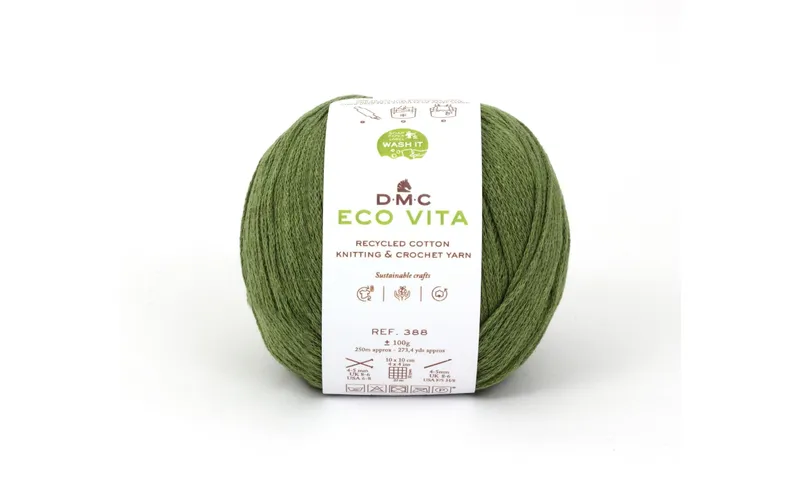 DMC Wolle Eco Vita 100 g, Grasgrün
