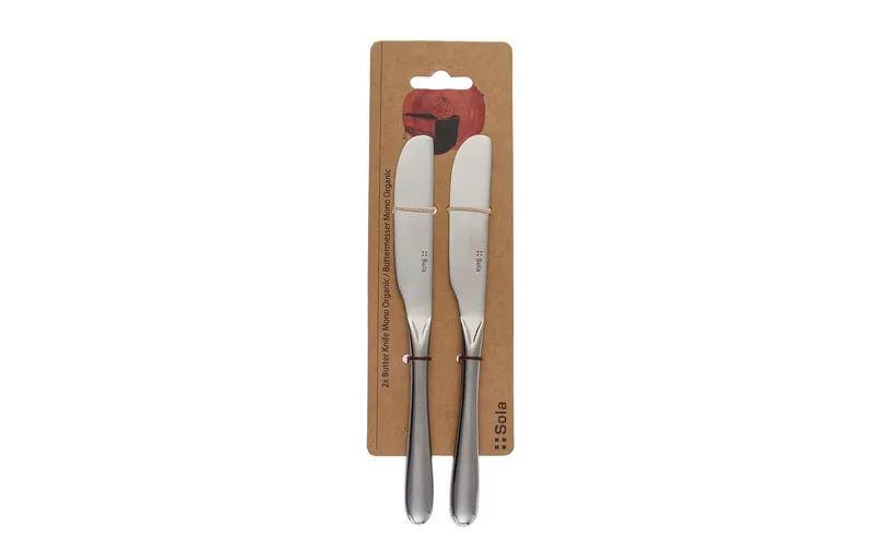 Sola Buttermesser Basic Alpha, poliert, 2 pièces