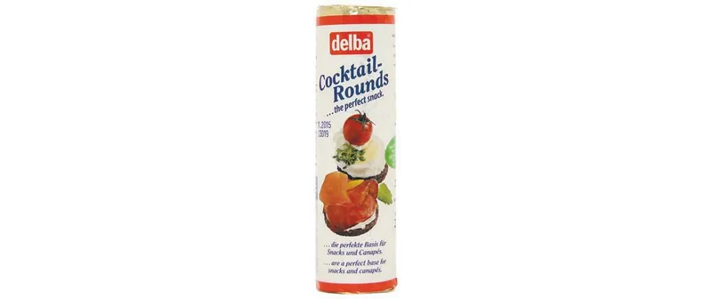 Delba Pumpernickel Cocktail-Rounds 280 g