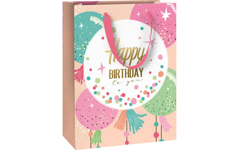 Stewo Geschenktasche Partyballoons 23 x 13 x 30 cm