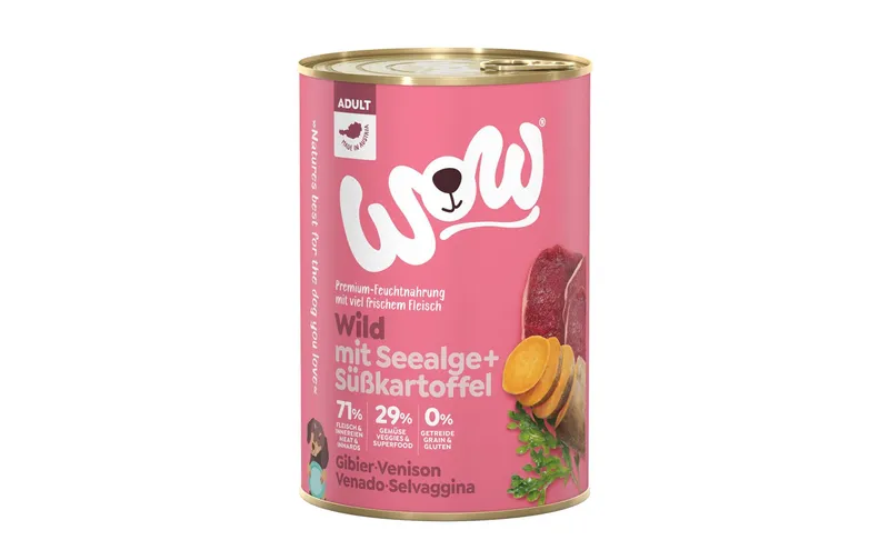 WOW Nassfutter Adult Wild, 400 g