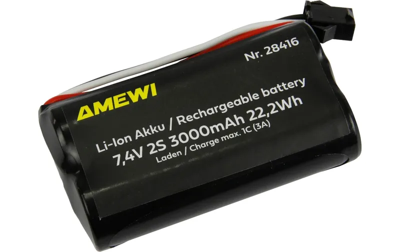 Amewi RC-Akku Li-Ion 2S 7.4 V 3000 mAh HBX 3-Pin