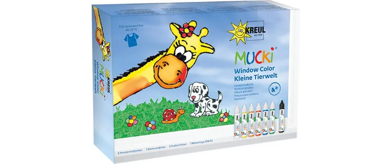 Kreul Fensterfarbe Window Color Mucki Set 7 pieces je 29 ml