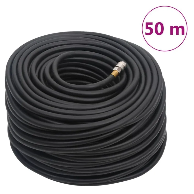 Hybrid-Luftschlauch black 0,6" 50 m Gummi and PVC