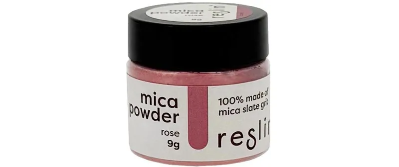 Reslin Mica Pulver 9g Rosa