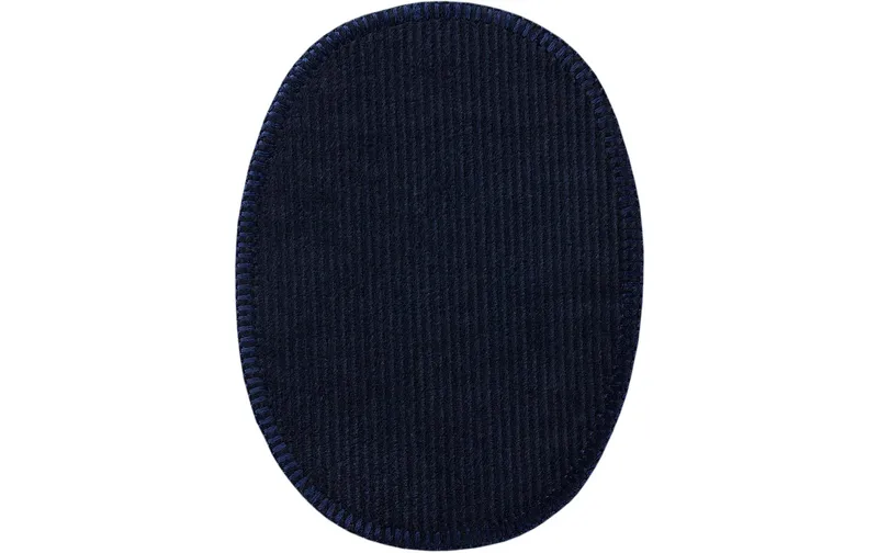 Mono-Quick Kordflicken Oval 8.5 x 11.2 cm Marine, 2 Stück